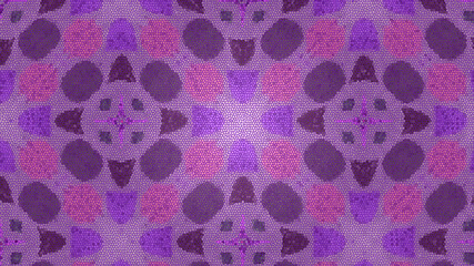 Purple, Lilac Abstract Flowers