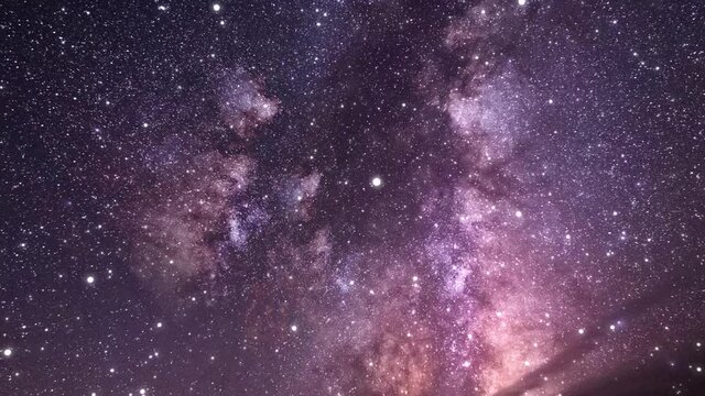 Space travel through a cluster of stars and galaxies to meet unknown worlds. The stars are everywhere around. Neon Lights star sky space background.	
