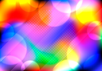 Colorful colored abstract background in bokeh style.
