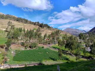 view of the mountains