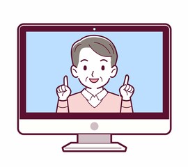 リモートワークする人