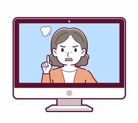 リモートワークする人