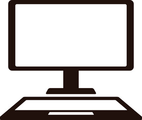 シンプルなパソコン型のフレーム