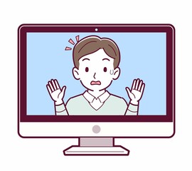 リモートワークする人