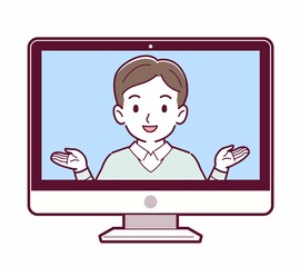 リモートワークする人