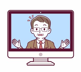 リモートワークする人