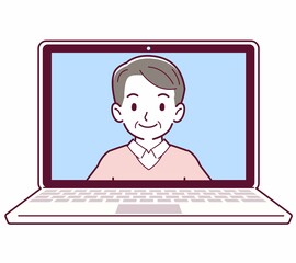 リモートワークする人