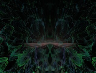Imaginatory fractal background generated Image
