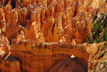 無数の岩の尖塔がそびえ立つ渓谷ブライスキャニオン国立公園の絶景