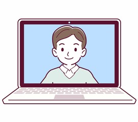 リモートワークする人