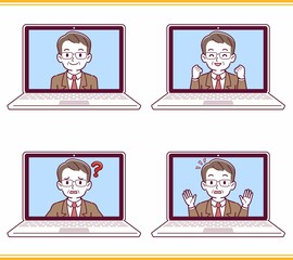 リモートワークする人