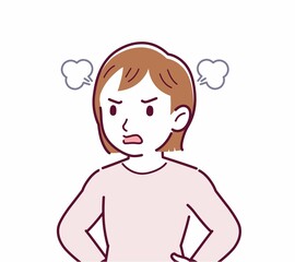 主婦のイラスト