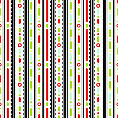 Vector seamless repeating pattern bright decorative stripes summer colors for print at textile, cotton, fabric, paper, package, wallpapers