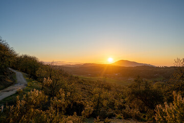 Sunset in Ain Draham - Tunisia 