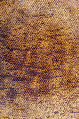 Beautiful natural and rustic clay background (series of copper oxide textures on ceramic). Ocher and earthy colors. With copy space.