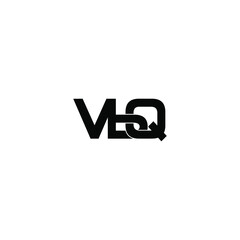 vbq letter original monogram logo design