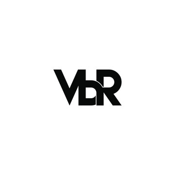 vbr letter original monogram logo design