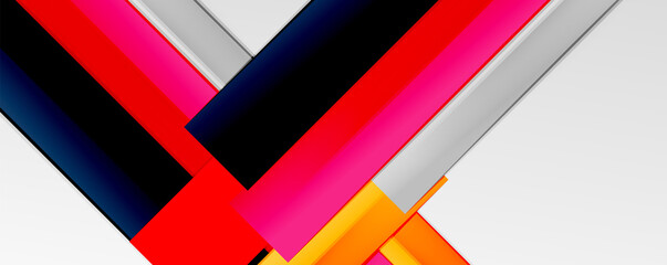 Color abstract lines trendy geometric background for business or technology presentation, internet poster or web brochure cover, wallpaper