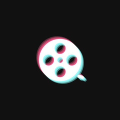 Film Reel - 3D Effect