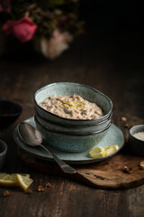 crème riz au lait fait maison aux zestes de citron