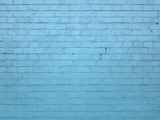 Vintage blue brick wall texture background