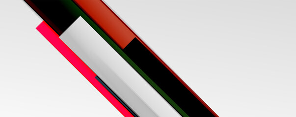 Multicolored lines background. Design template for business or technology presentations, internet posters or web brochure covers