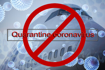 quarantine coronavirus background, abstract blurred theme coronavirus pandemic epidemic