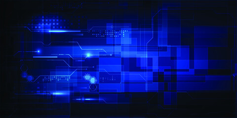 Hi tech technology digital background with digital grid line patterns.Vector illustrations.