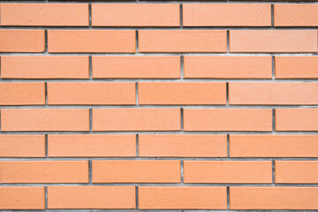 Brick wall background. Perfect brickwork of the wall.