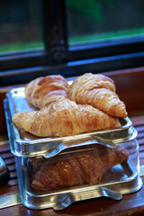 croissant on the table