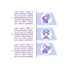 Ghosting consequences concept line icons with text. PPT page vector template with copy space. Brochure, magazine, newsletter design element. Website communication linear illustrations on white