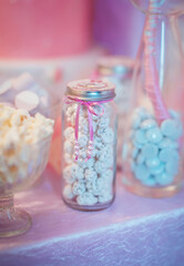 Decor popcorn in a bottle for birthday