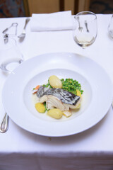 fish with potatoes