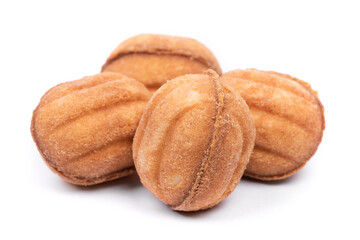 Cakes with boiled condensed milk inside