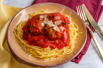 Spaghetti and Meatballs