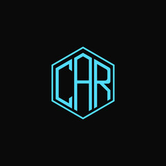 CAR polygon letter icon design on BLACK background.Creative letter
CAR-C A R  logo design. CAR initials Polygon Logo design.
