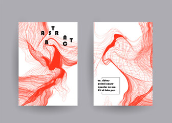 Modern colorful flow poster. Wave Liquid Form. Artistic design for your design project. Vector illustration EPS10.