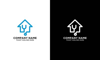 medical home logo design vector