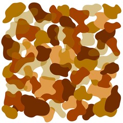 Animal print pattern on a white background.