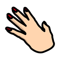 Obraz premium Manicure Icon