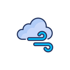 Clean Air icon in vector. Logotype