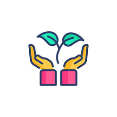 Ecologism icon in vector. Logotype