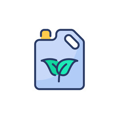 Biofuel icon in vector. Logotype