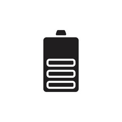 Batterie icon in vector. Logotype