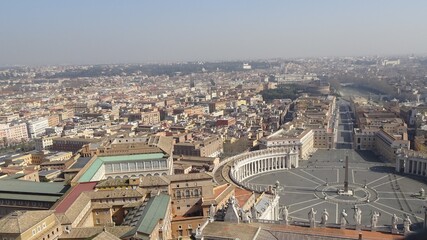 Veduta aerea di Piazza San Pietro, Roma
