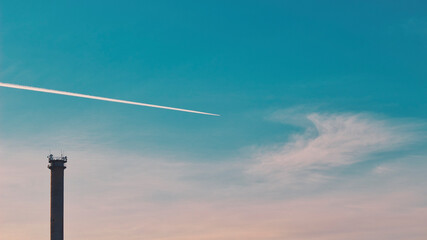All you can see at the horizon is a blue sky which you really enjoy © Karol