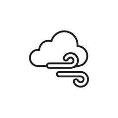 Clean Air icon in vector. Logotype