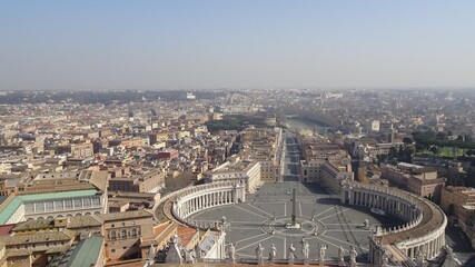 Veduta aerea di Piazza San Pietro, Roma