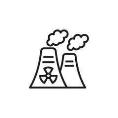 Factory Tower icon in vector. Logotype