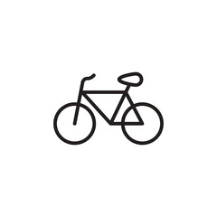 Bicycle icon in vector. Logotype